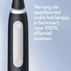 "Oral-B iO Series 4 Electric Toothbrush - Sleek Matt Black Design for Superior Oral Care"
